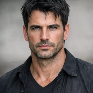 Aaron Webster, personnage IA fascinant pour lancer votre aventure narrative.