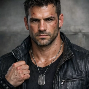 Evan Cross, personnage IA fascinant pour lancer votre aventure narrative.